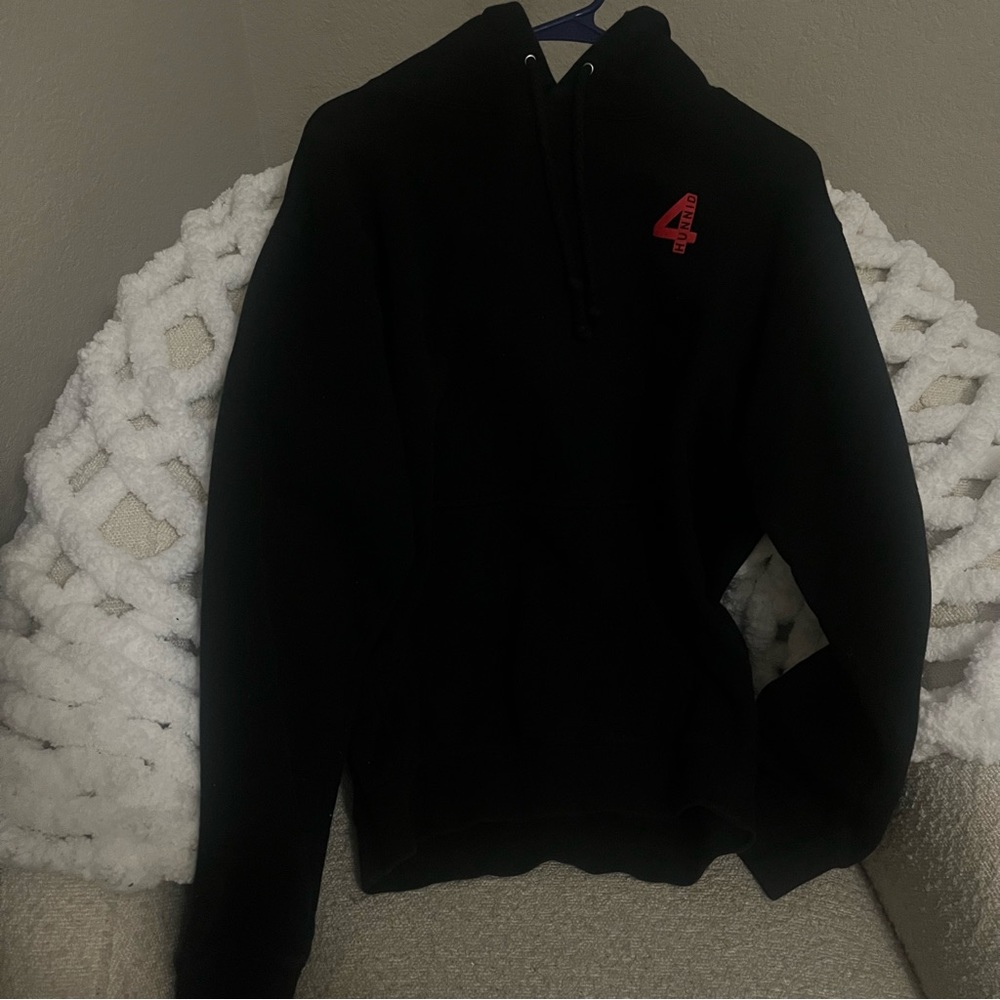 Hunnid Black Hoodie